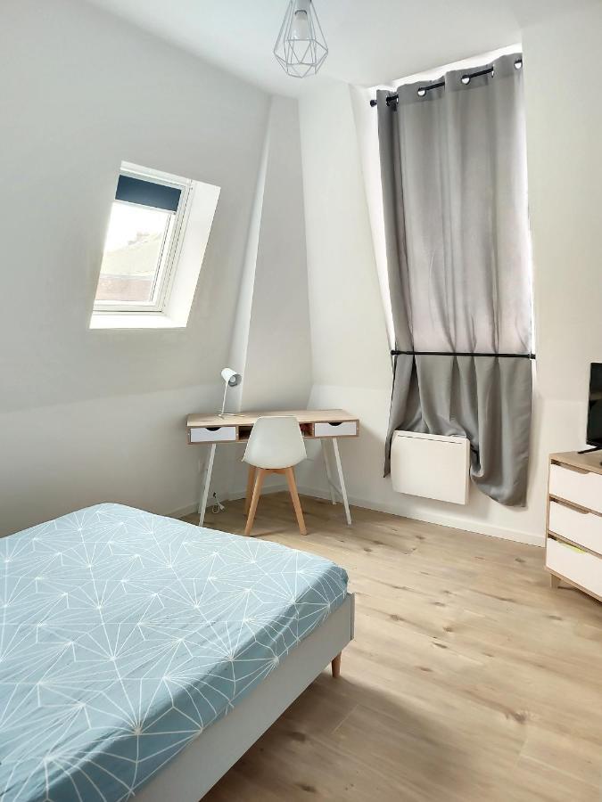 Grand Appart Duplex 6 Pers Gare Wifi Leilighet Saint-Quentin  Eksteriør bilde